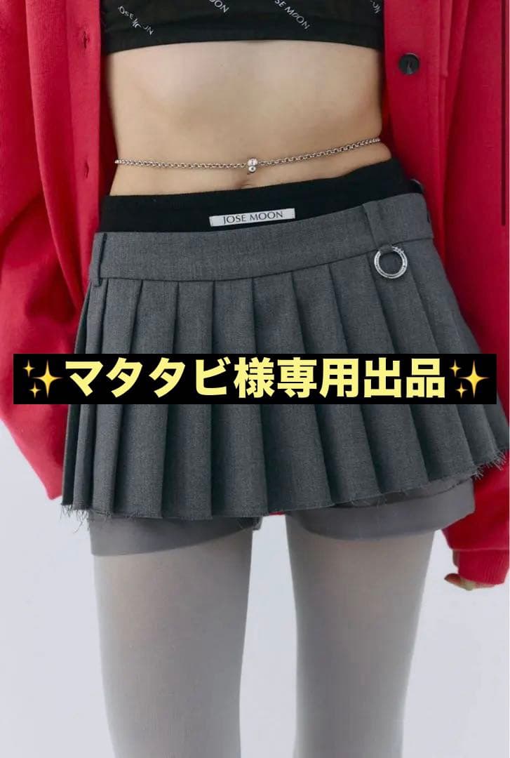 ☆マタタビ出品☆ 【JOSEMOON】PLEATS MINI SKIRT