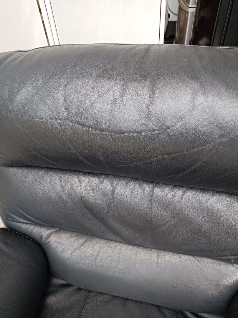 八6001【ニトリ】電動リクライニングソファ　ビリーバー　1人掛けソファ　本皮