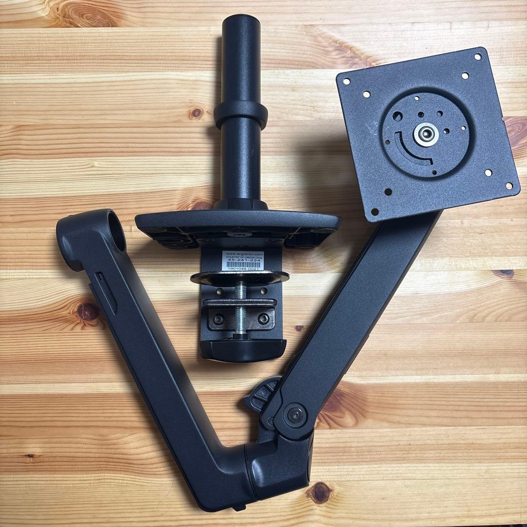 エルゴトロン LX デスクマウント モニターアーム マットブラック