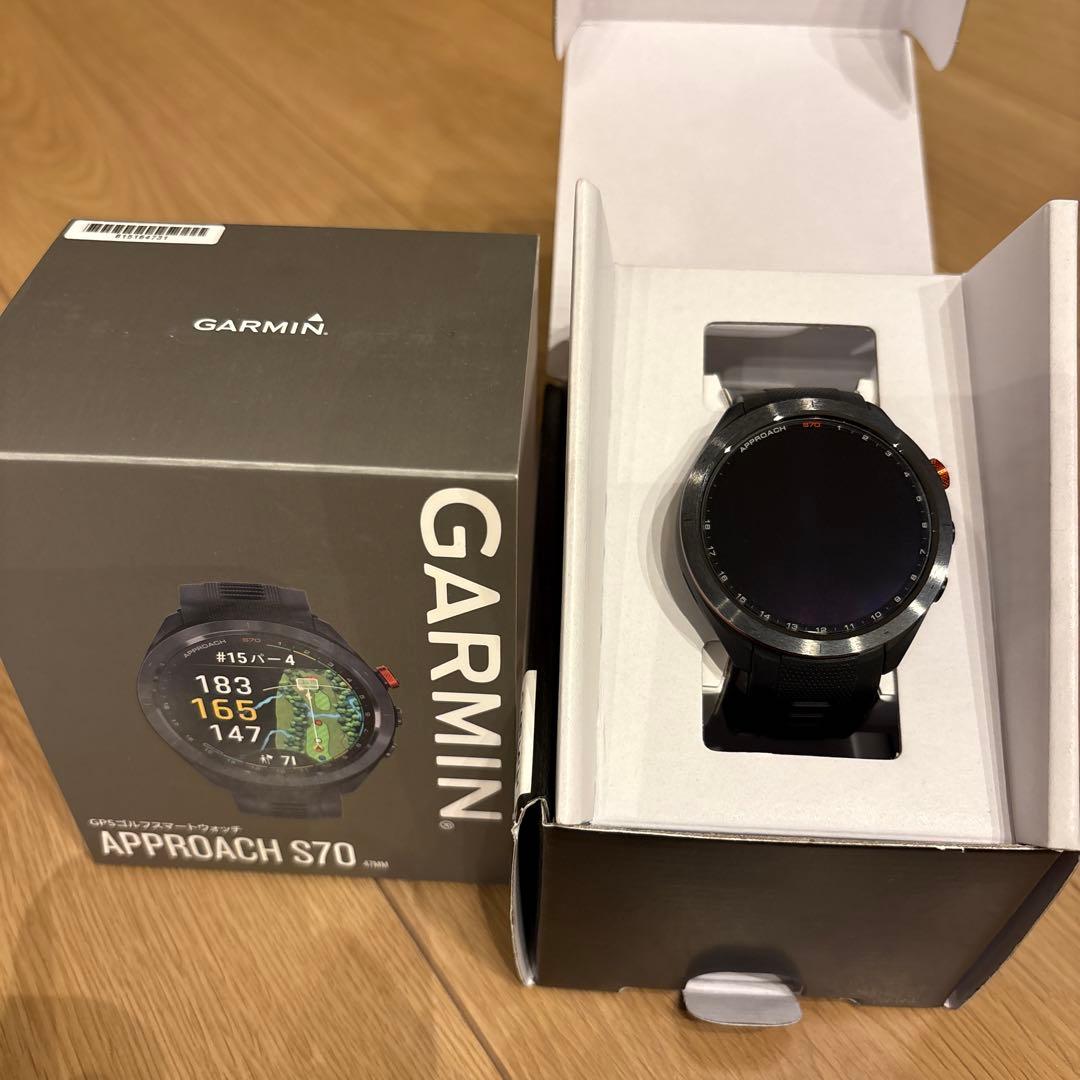 GARMIN S70 47MM GPSゴルフスマートウォッチ　ガーミン
