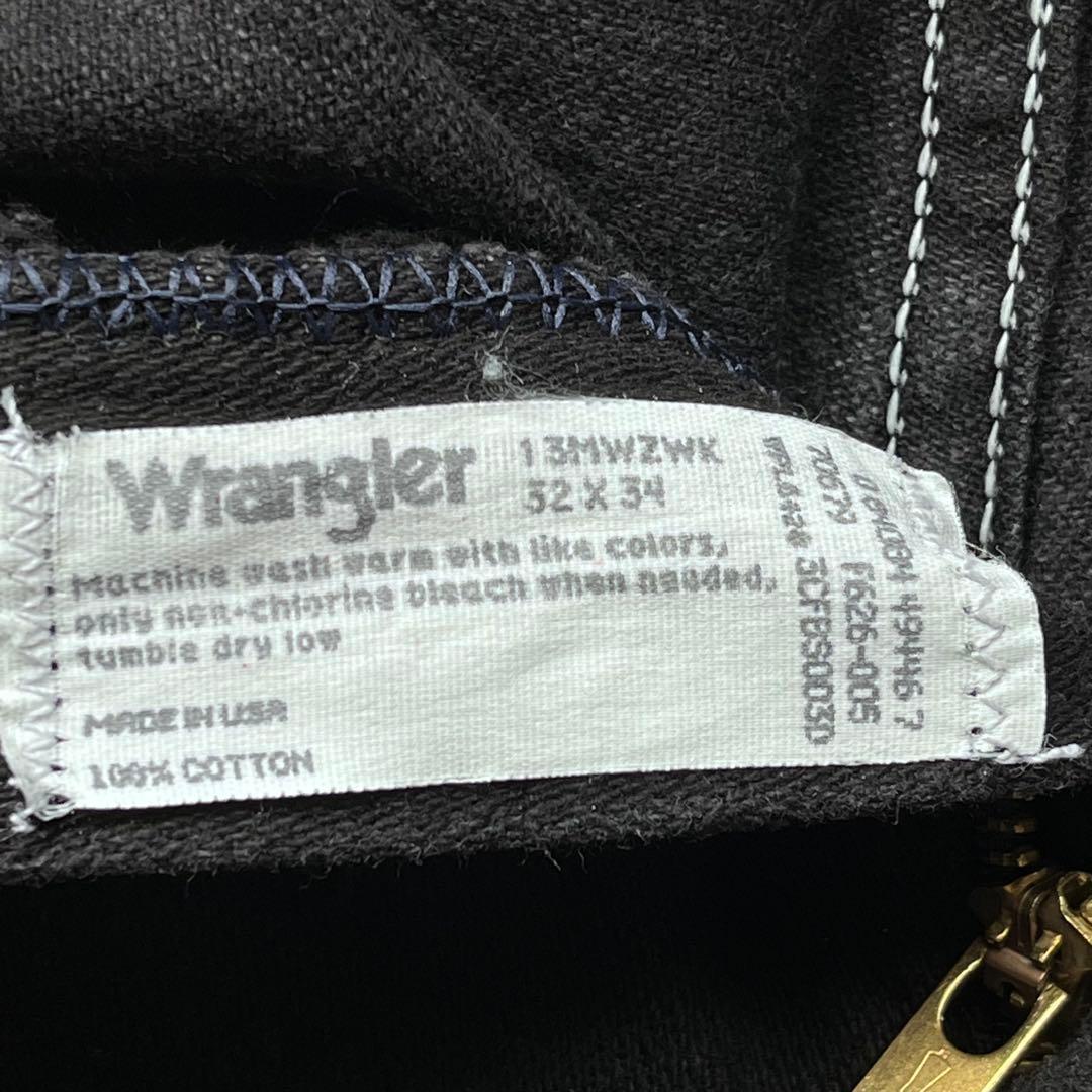 Wrangler 13MWZ ブラックデニムパンツ W32