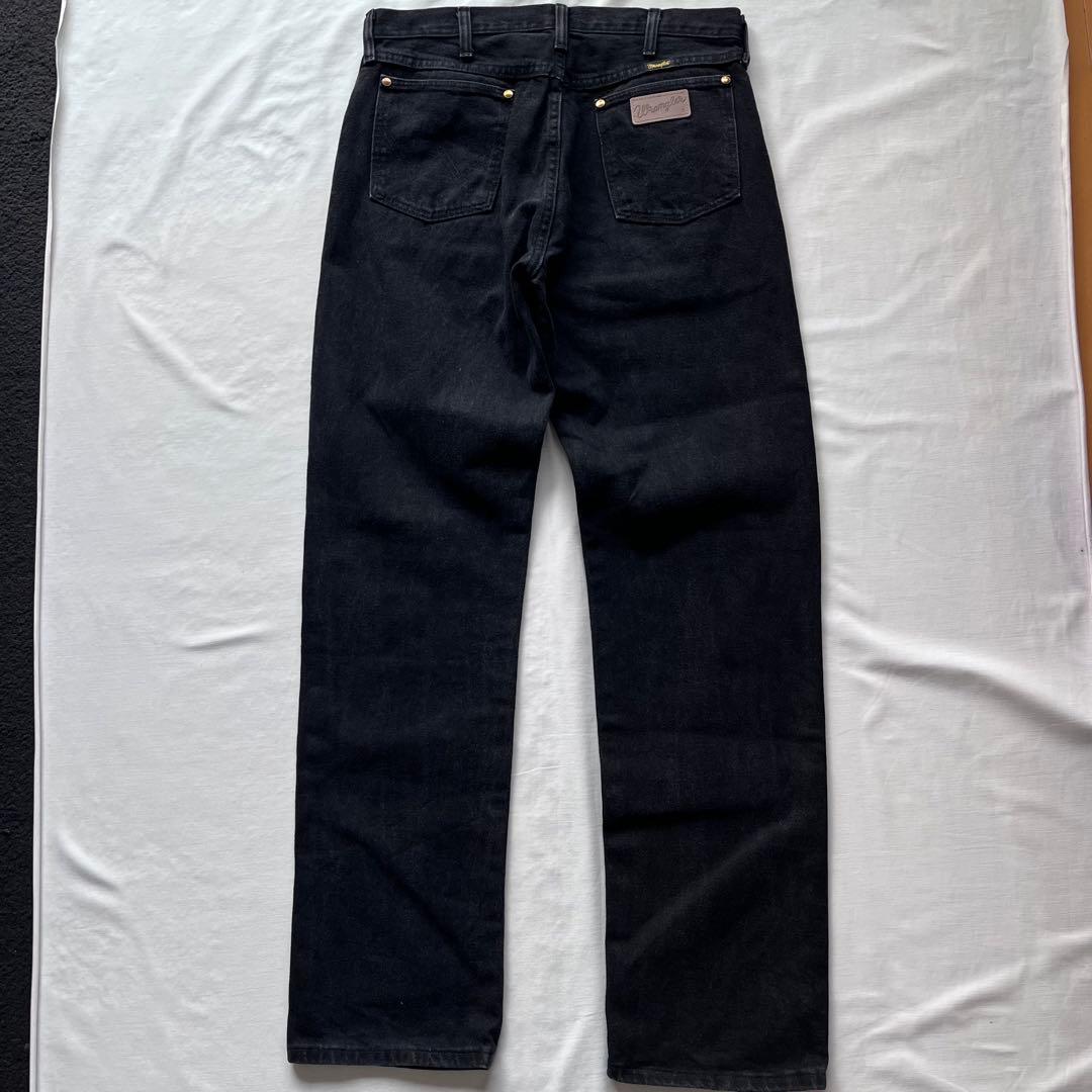 Wrangler 13MWZ ブラックデニムパンツ W32