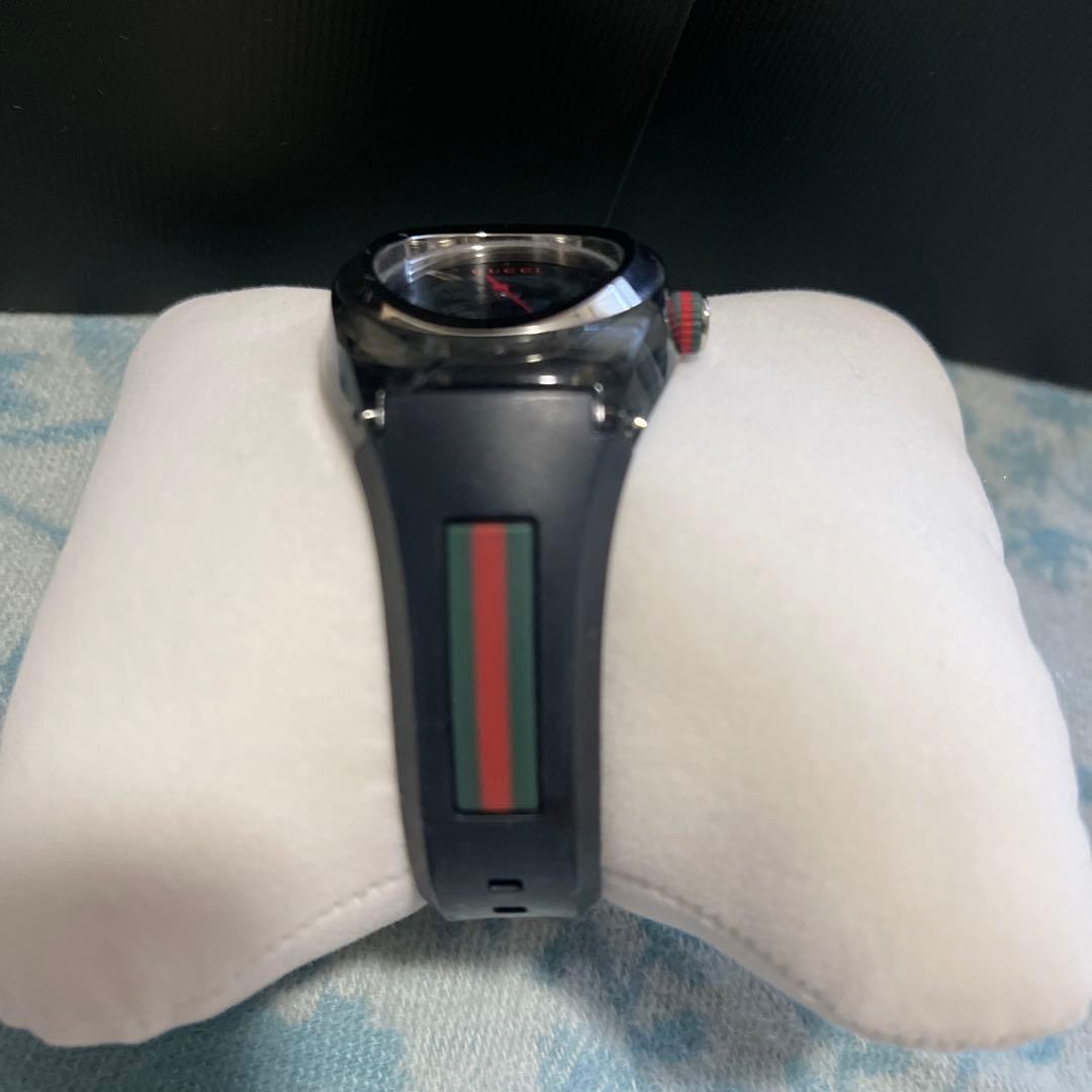 GUCCI ラバー　腕時計　レディース　正規品　箱付き