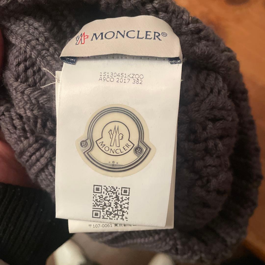 MONCLERモンクレール　ウール ニット帽