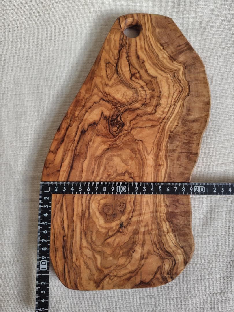 大判37cm オリーブウッド カッティングボード 一点物 無垢材　アルテレニョ