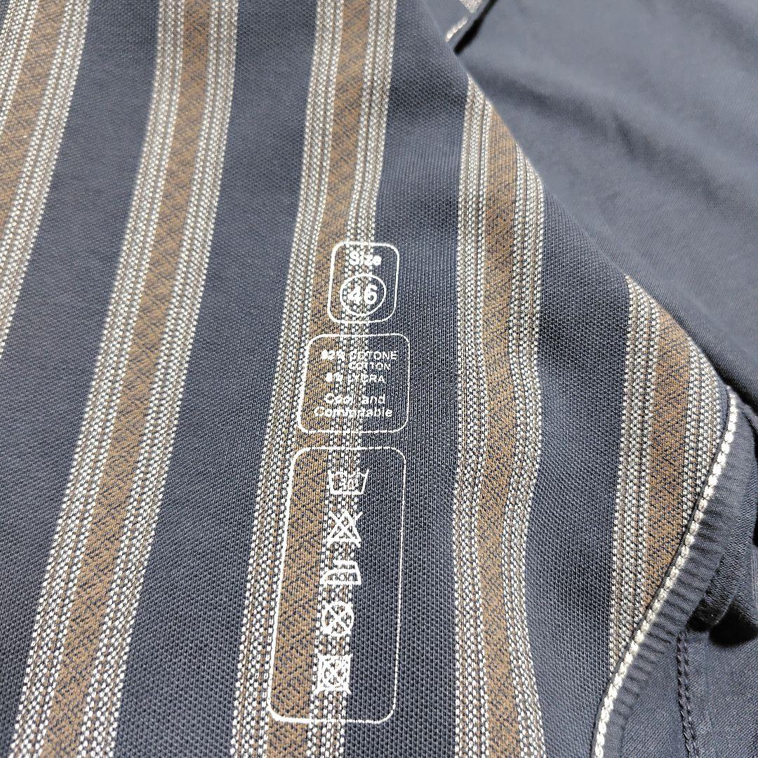 CIRCOLO1901 チルコロ ジャージージャケット グレー ストライプ 46