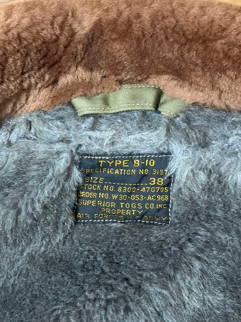 バズリクソンズ　B-10 ミリタリージャケット サイズ38