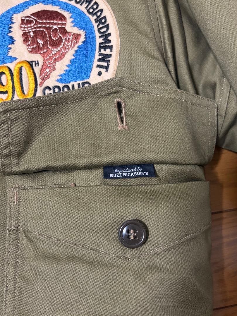 バズリクソンズ　B-10 ミリタリージャケット サイズ38