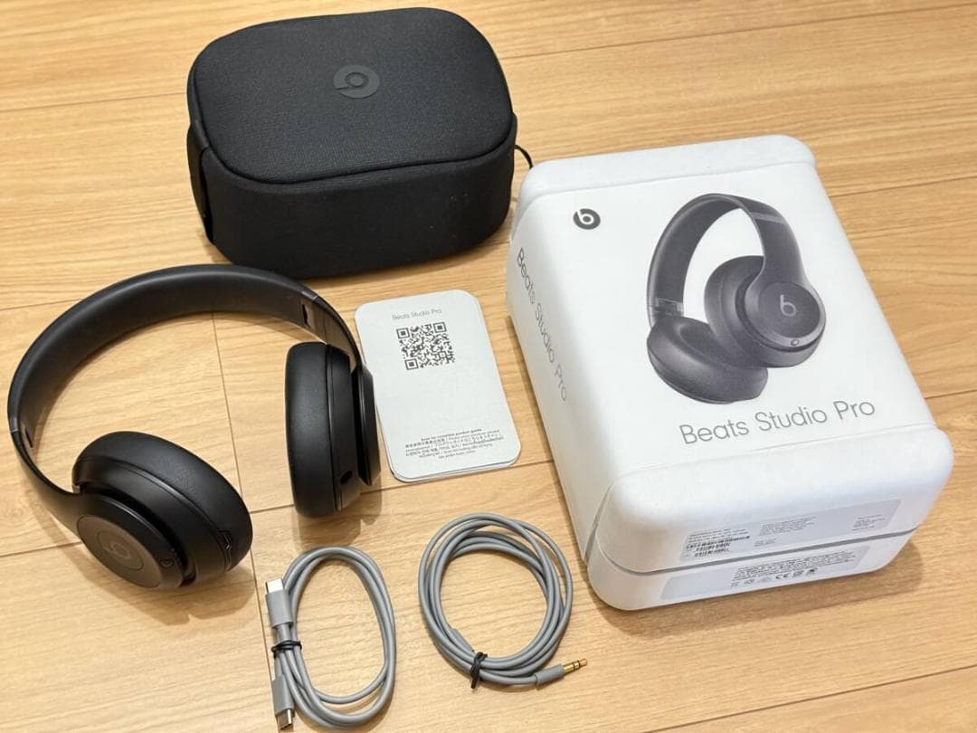 美品！Apple Beats Studio Pro ブラックMQTP3PA/A