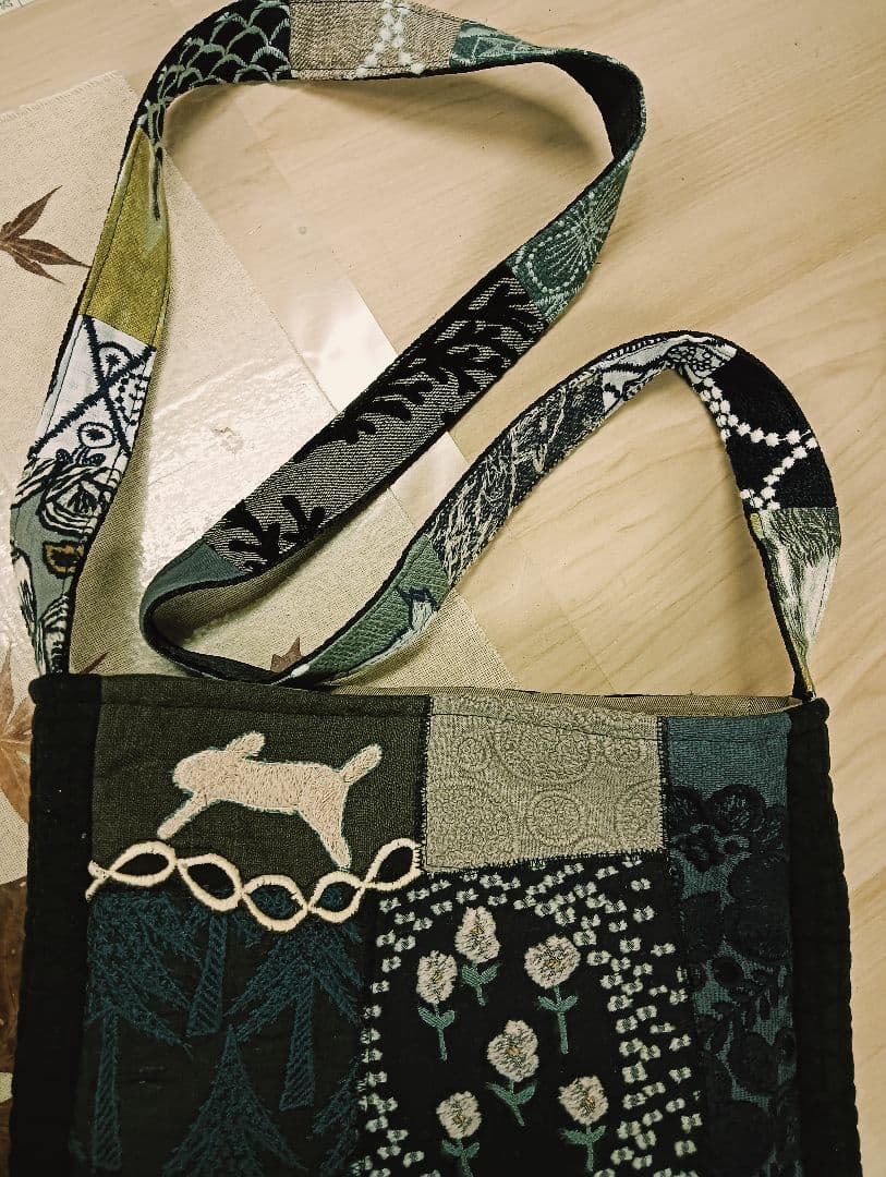 ミナペルホネンハンドメイドショルダーバッグ