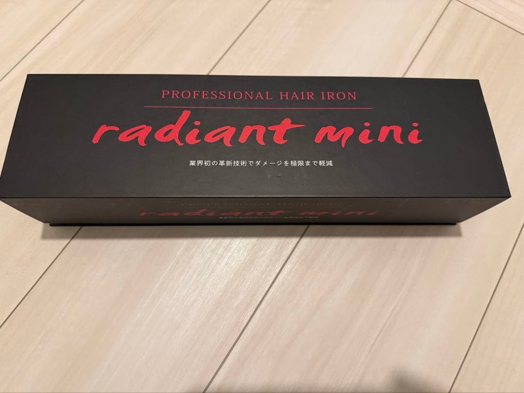 ラディアントミニ 9mm レッド radiant mini ヘアアイロン