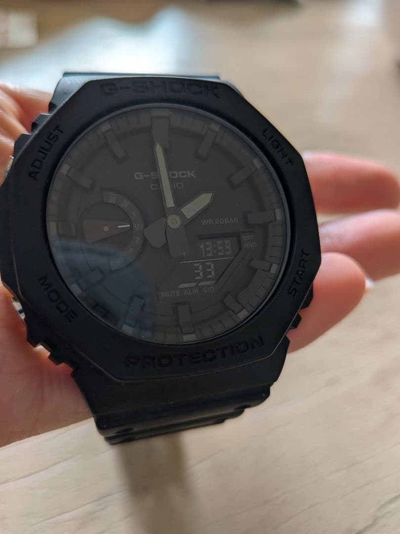 G-SHOCK GA-2100 ブラック デジタル腕時計