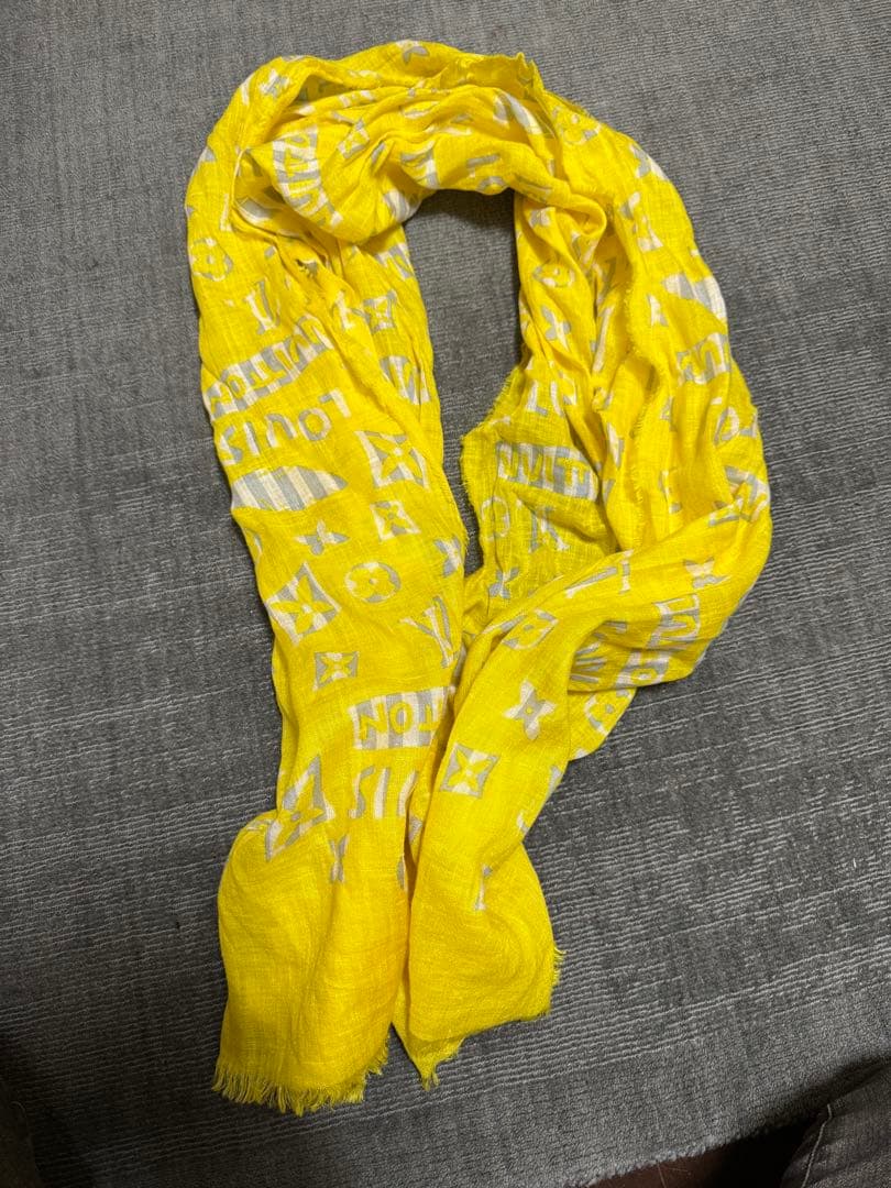 LOUIS VUITTON イエロー ストール