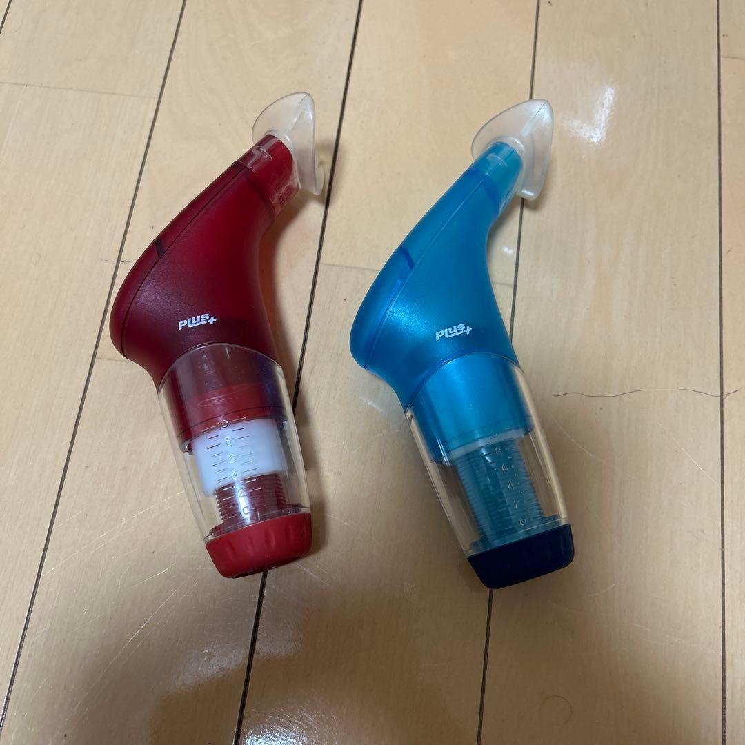 パワーブリーズ　赤と青　肺活量トレーニング用品