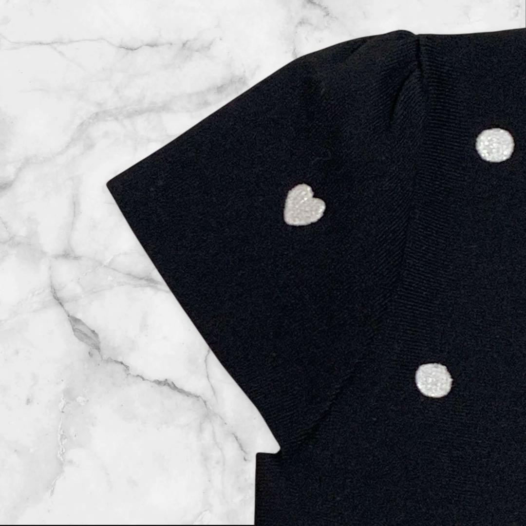 すーちゃん ✨新品 アプワイザーリッシェ ドットニットチュニック ハート