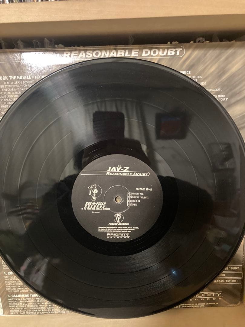 JAY-Z REASONABLE DOUBT レコード