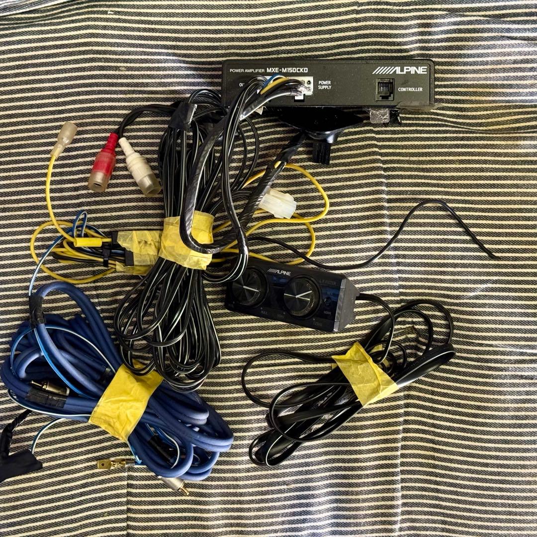 【ALPINE｜SWE-1200】パワードサブウーファー シート下設置型