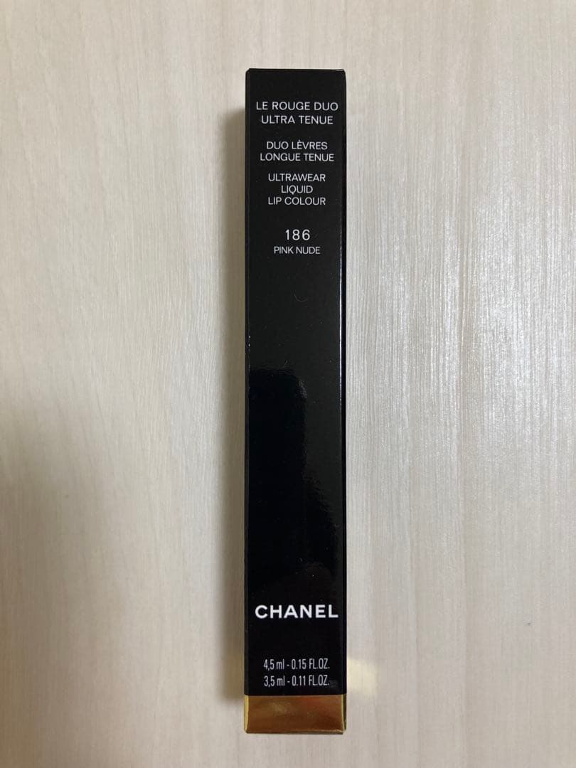 【新品】CHANELルルージュデュオウルトラトゥニュ 186 ピンクヌード