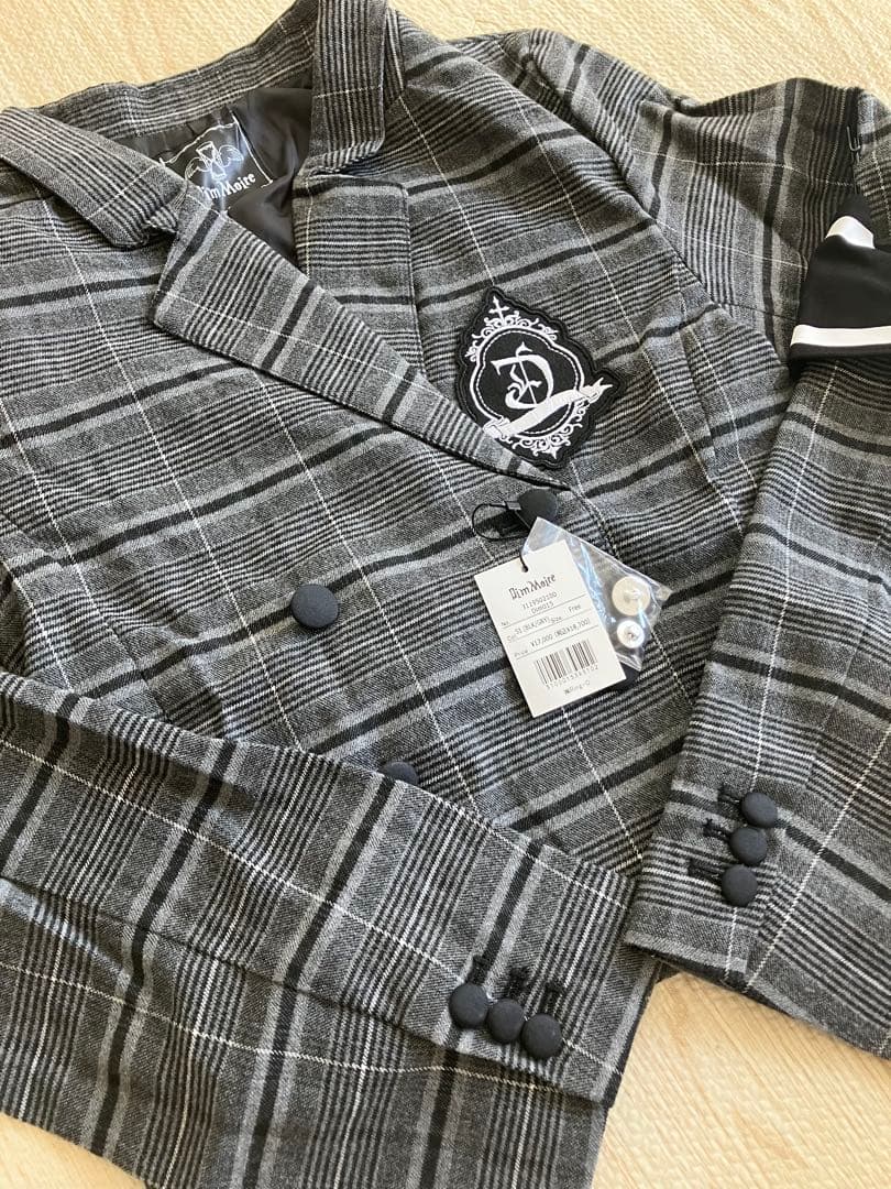 【新品タグ付き】DimMoire 腕章ショートジャケット