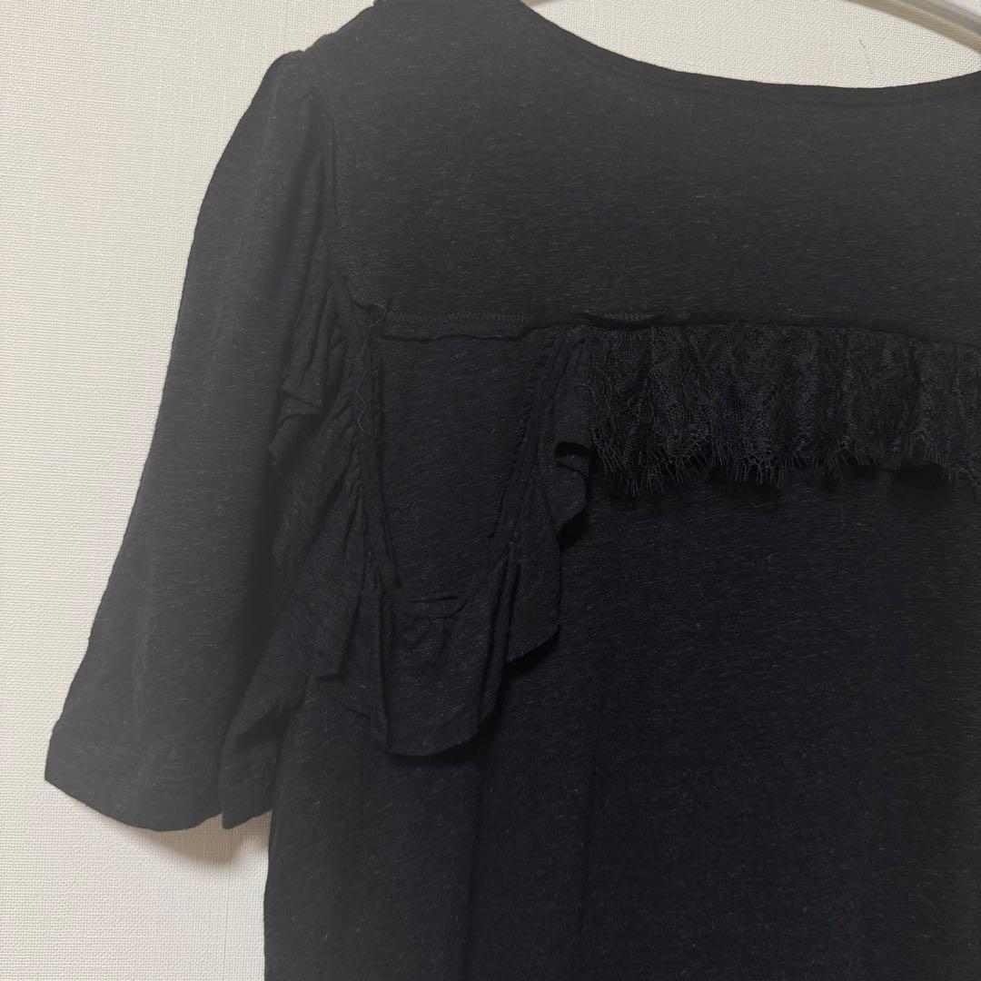 【専用】diesel ディーゼル ワンピース　ブラック　カットソー　フリル