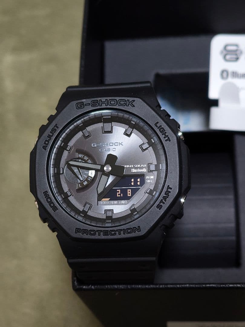 GA-B2100-1A1JF タフソーラー Bluetooth オールブラック