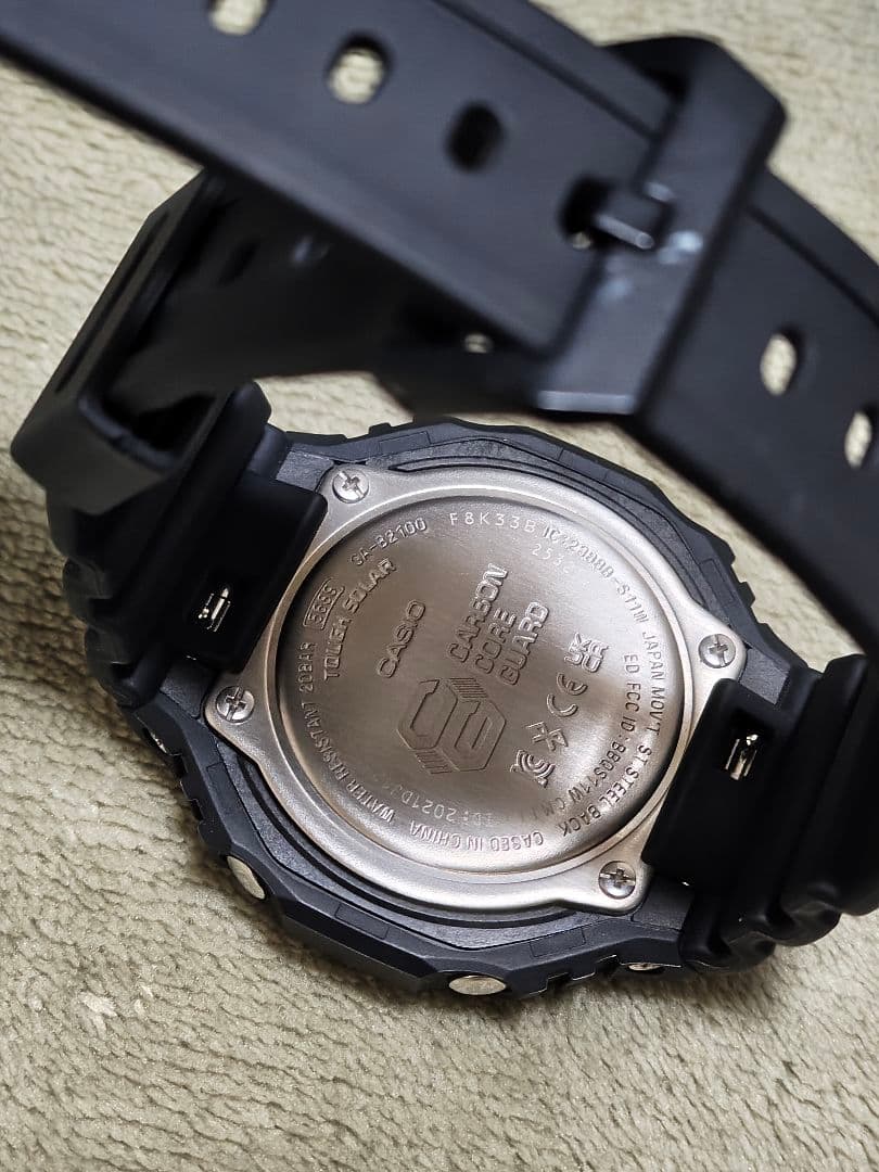 GA-B2100-1A1JF タフソーラー Bluetooth オールブラック