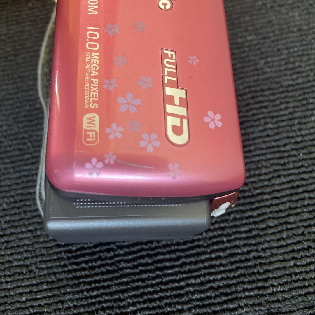 Wi-Fi対応♪ Panasonic HC-V520M ビデオカメラ　ピンク