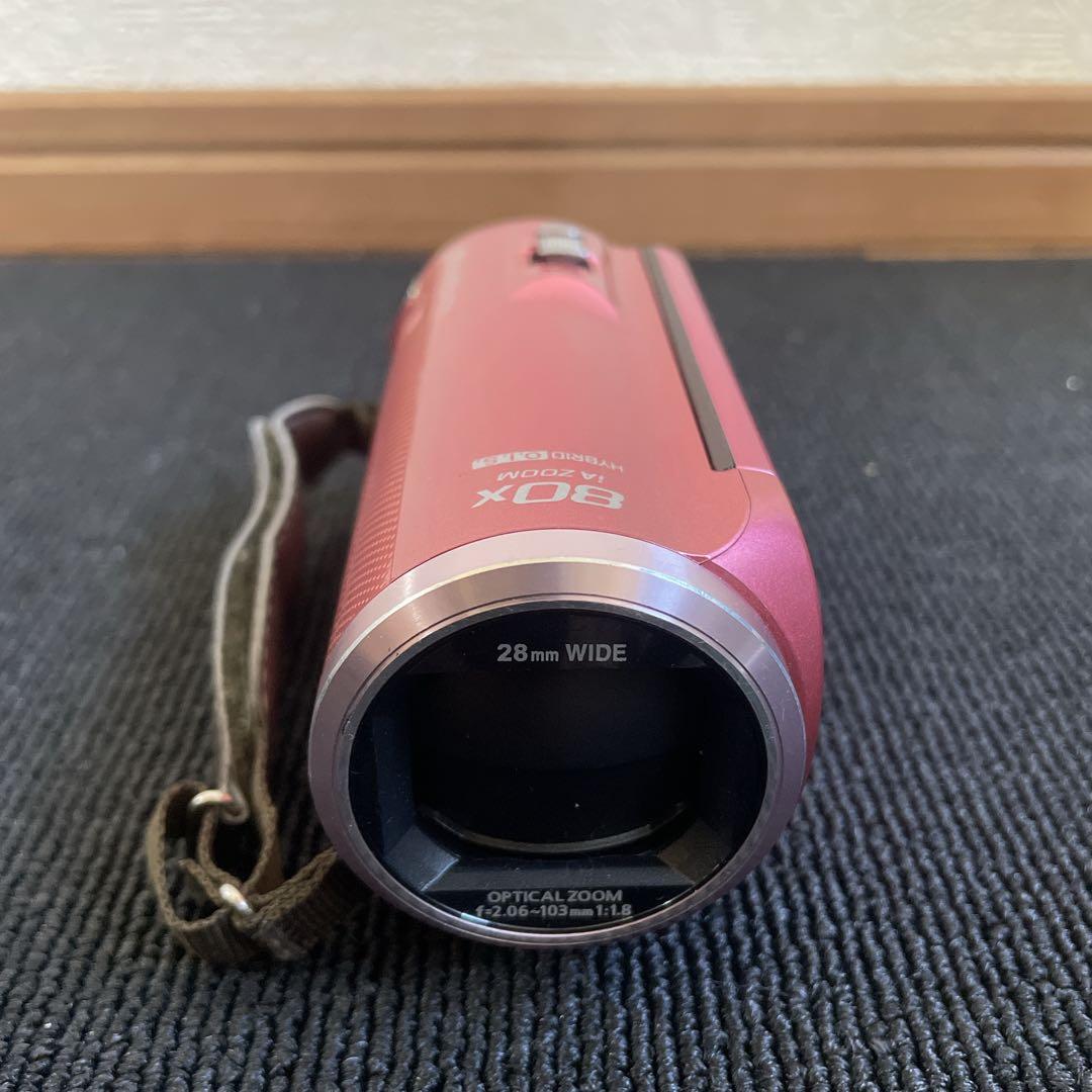 Wi-Fi対応♪ Panasonic HC-V520M ビデオカメラ　ピンク