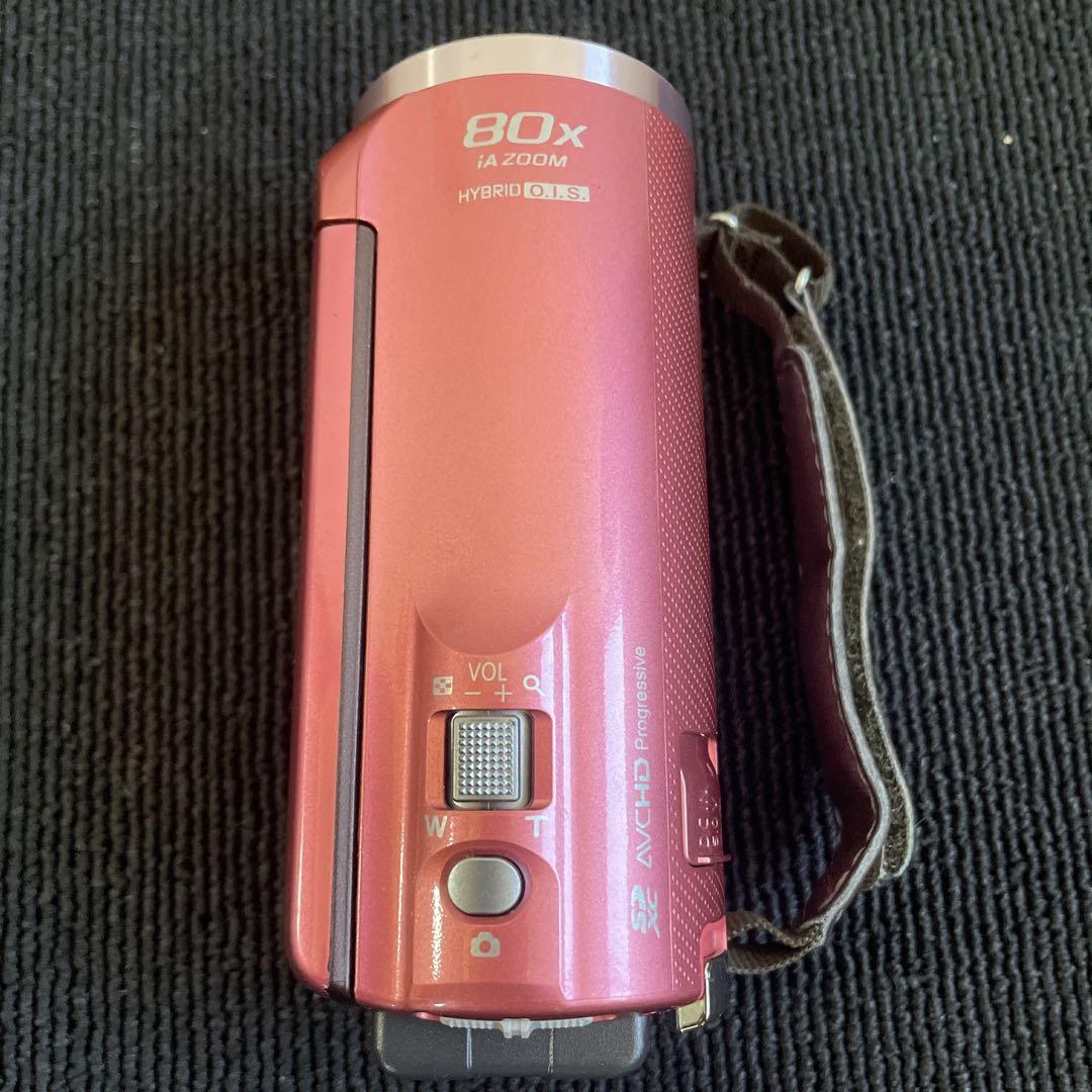 Wi-Fi対応♪ Panasonic HC-V520M ビデオカメラ　ピンク
