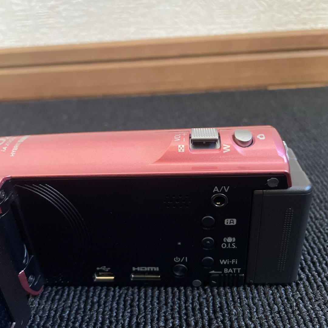 Wi-Fi対応♪ Panasonic HC-V520M ビデオカメラ　ピンク