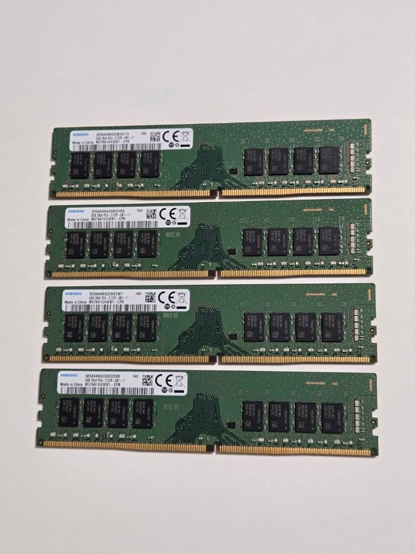SAMSUNG メモリ DDR4 8GB×4
