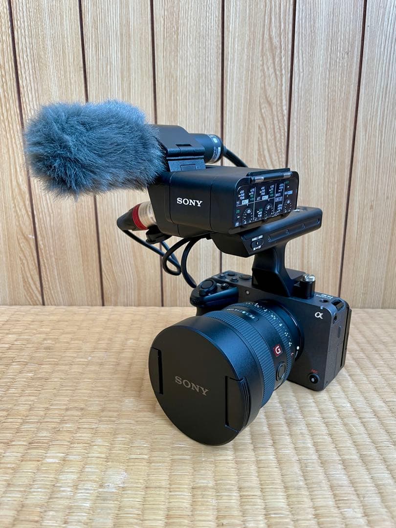 sony FX30 cinema Line SEL14F18GM XLRハンドル