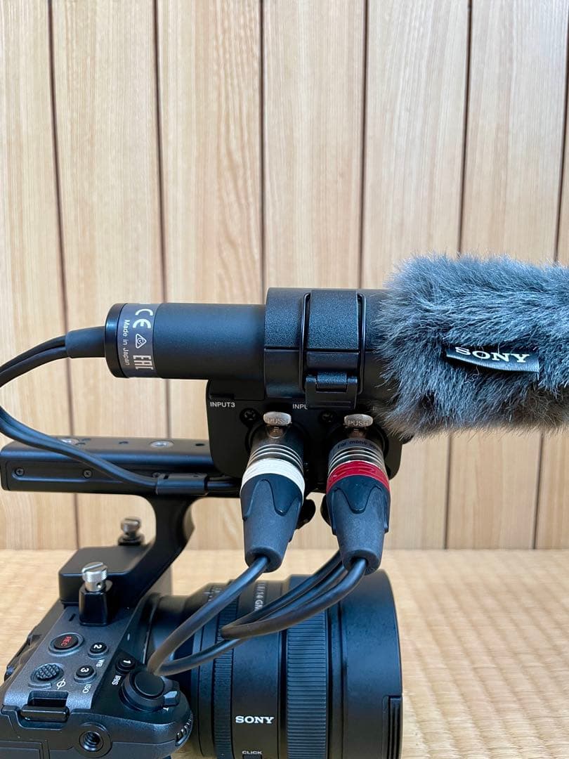 sony FX30 cinema Line SEL14F18GM XLRハンドル