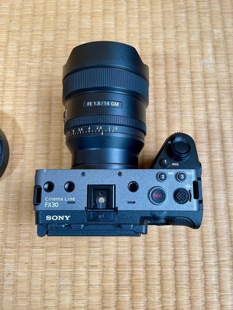 sony FX30 cinema Line SEL14F18GM XLRハンドル