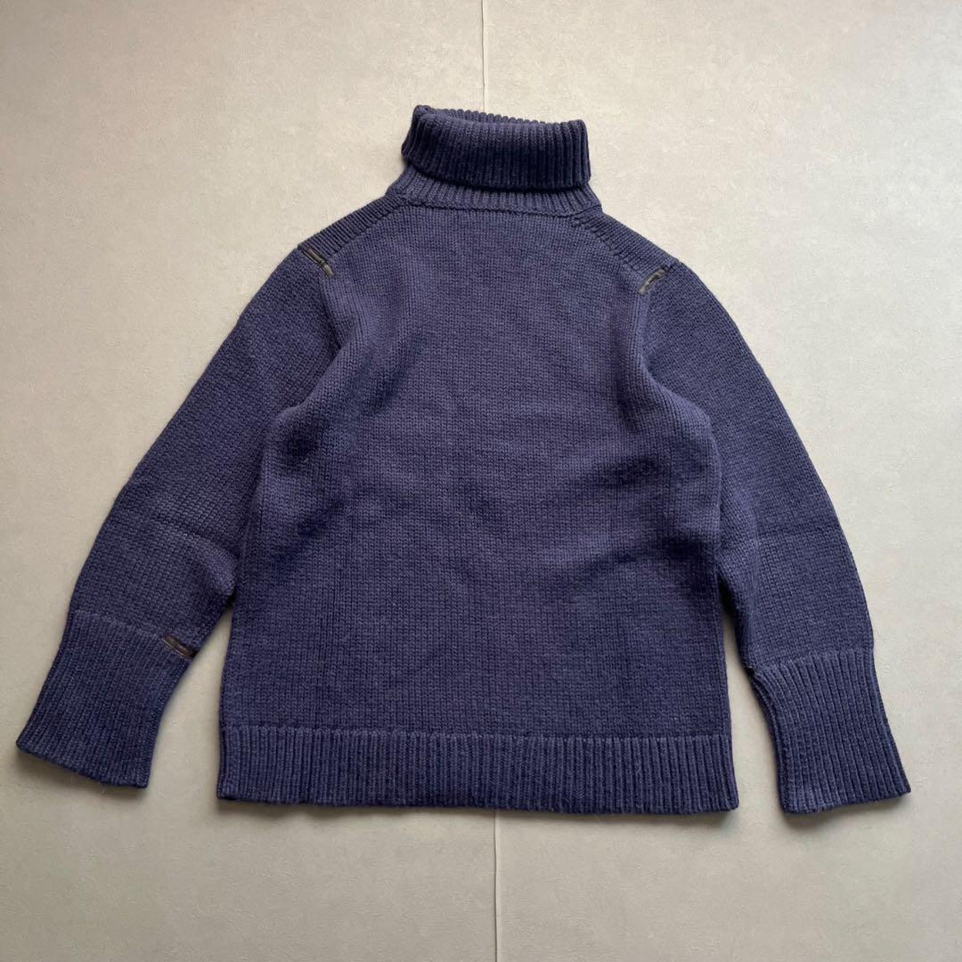 The Inoue Brothers タートルネック　ニット　L navy