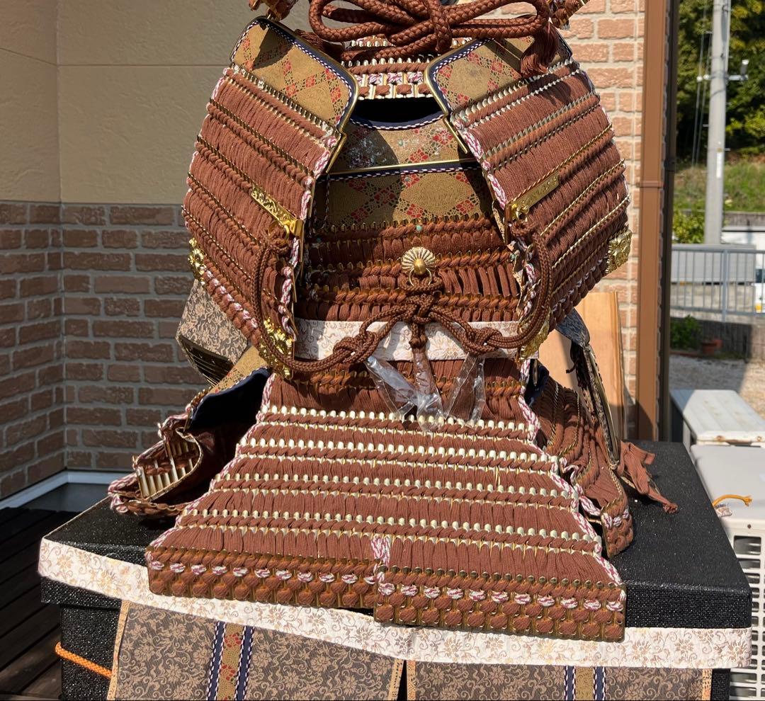 後3日で終了します！超特価！等身大鎧兜、子供着用御大鎧　剛勇　実渓作