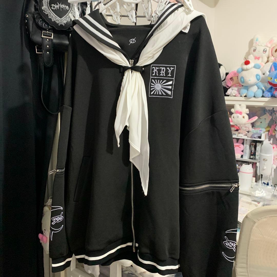 絶対☆全開　セーラー　パーカー　KRY clothing