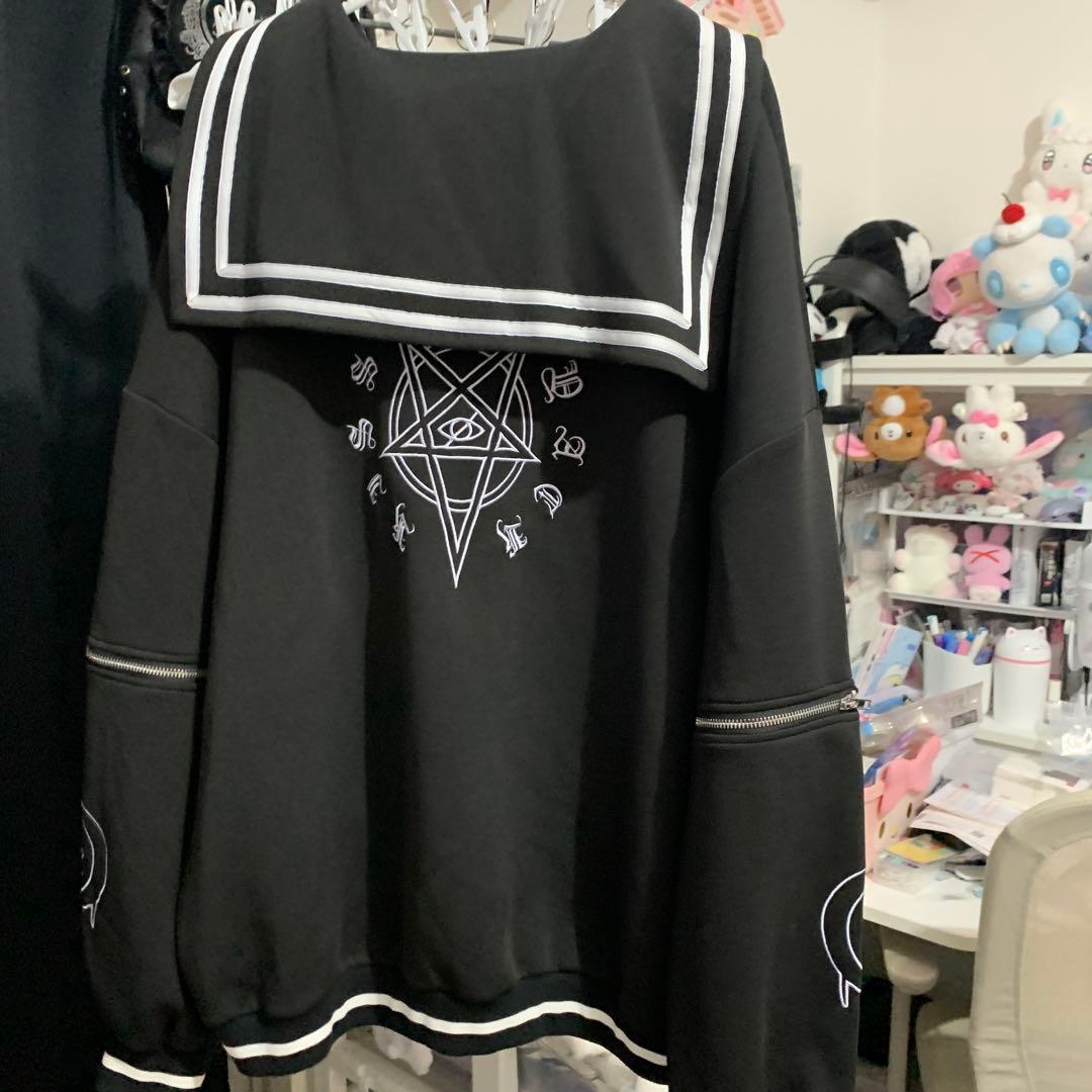 絶対☆全開　セーラー　パーカー　KRY clothing