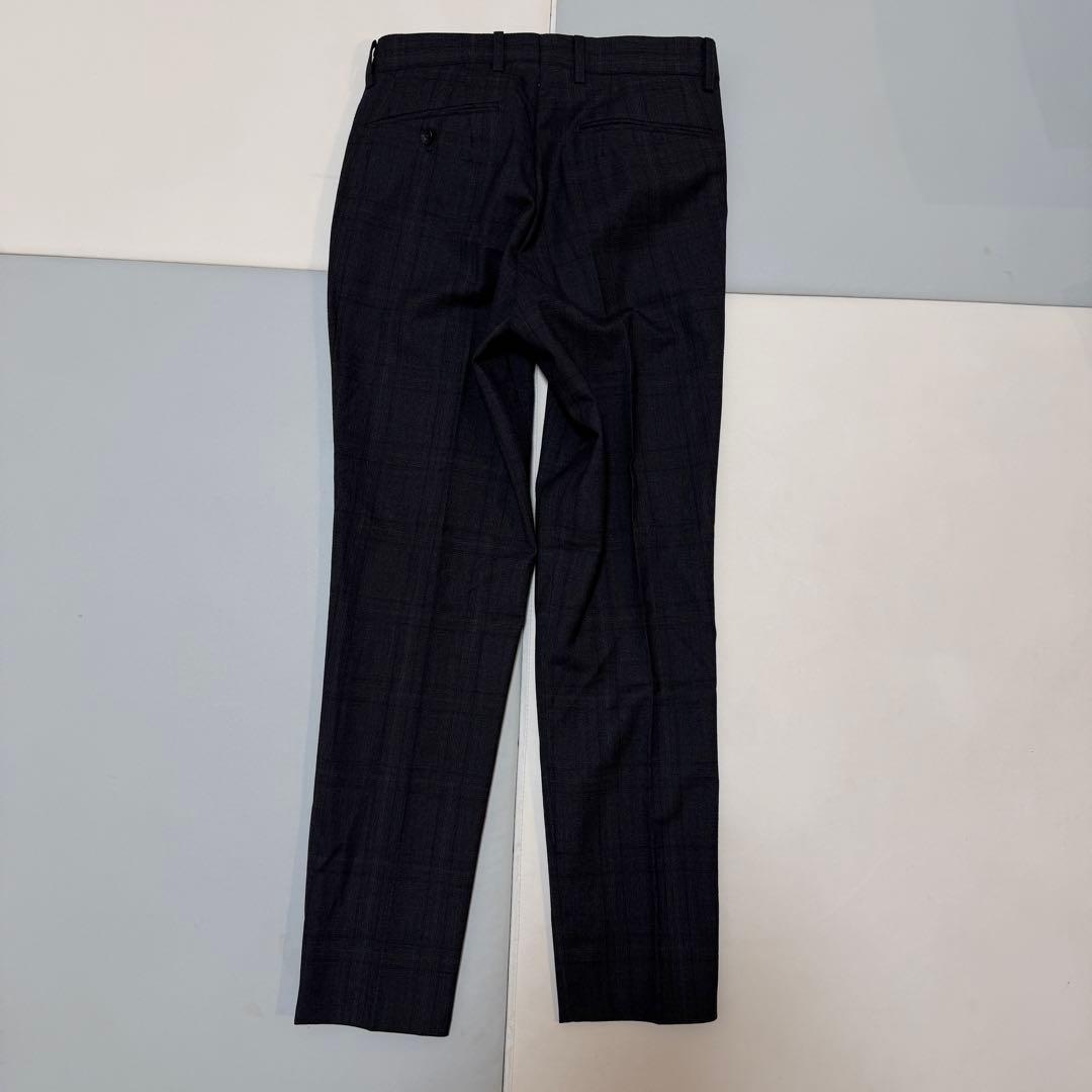 【極美品】スーツセレクト　本切羽 ブラウン ウィンドウペーン セットアップスーツ