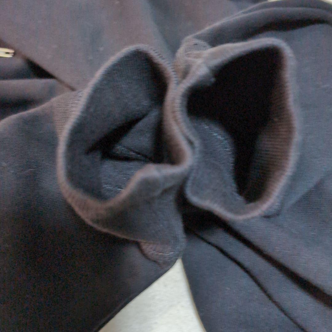 美品Crazy Raccoon オーバーサイズハーフジップスウェット Lブラック