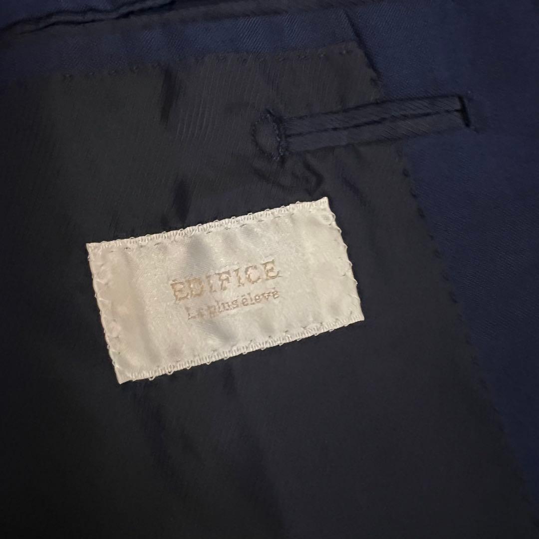 希少美品✨エディフィス ジャケット ドーメル 金ボタン シルク モヘヤ XL