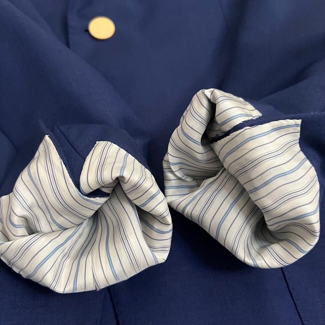 希少美品✨エディフィス ジャケット ドーメル 金ボタン シルク モヘヤ XL