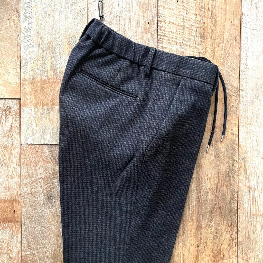 トラ吉 2本セット ÉDIFICE イージー ウール スラックスパンツ S