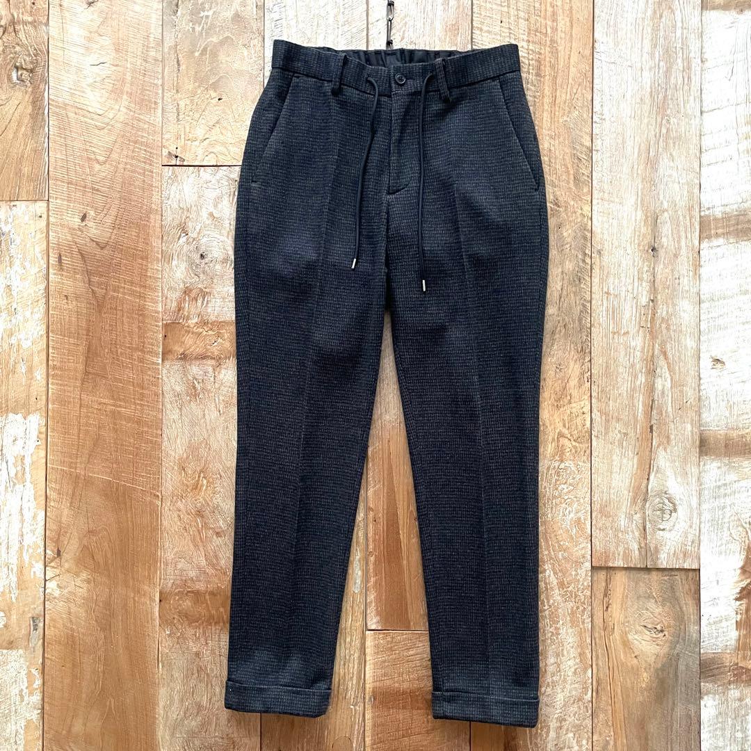 トラ吉 2本セット ÉDIFICE イージー ウール スラックスパンツ S