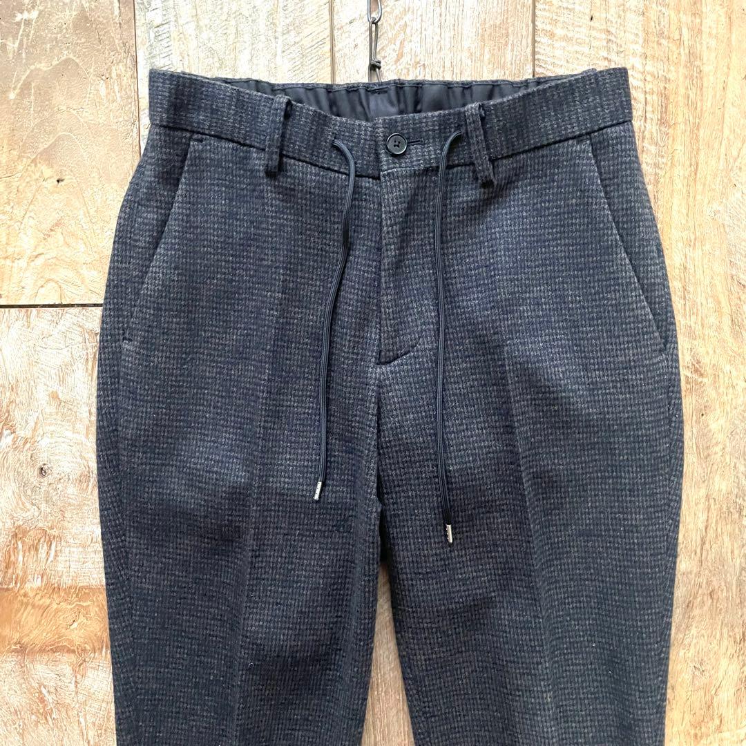 トラ吉 2本セット ÉDIFICE イージー ウール スラックスパンツ S