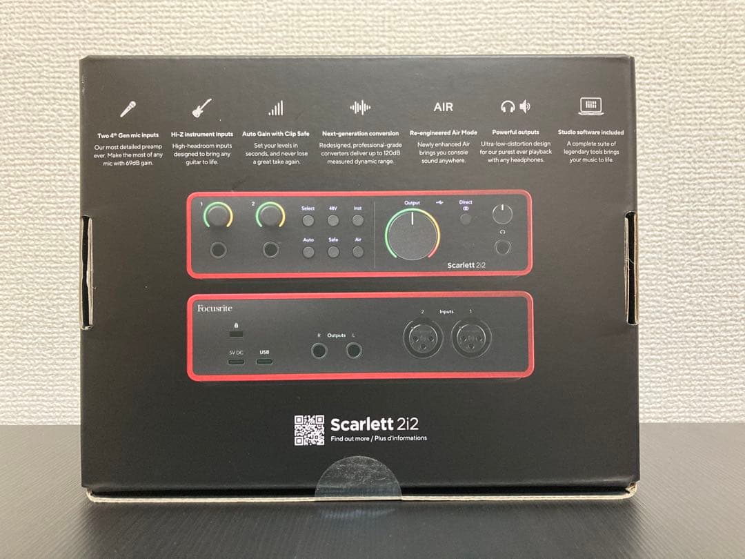 DTM・DAW FOCUSRITE Scarlett 2i2 gen4