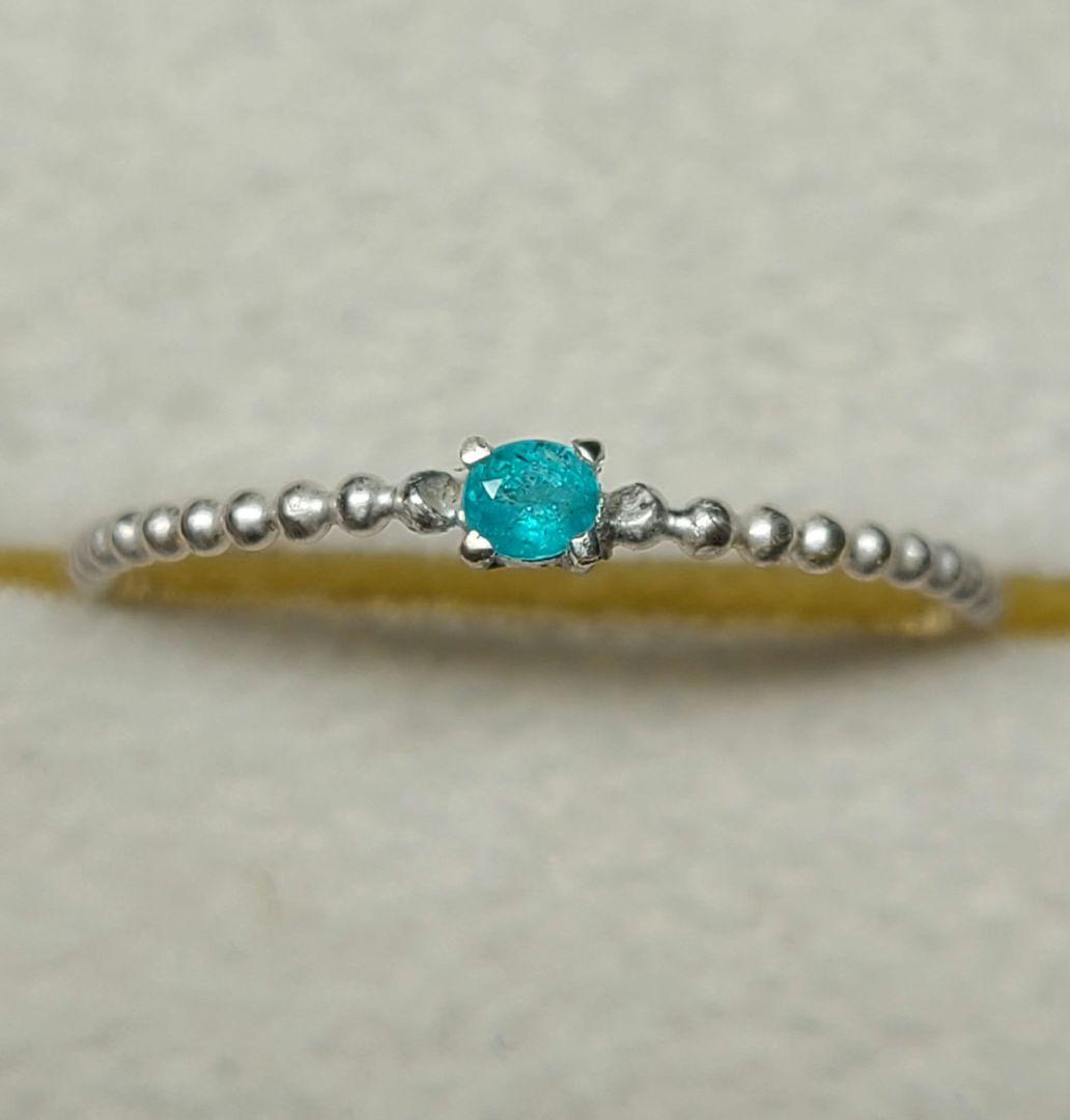 たつみ★ブラジルバターリャパライバトルマリン★リングオーダー