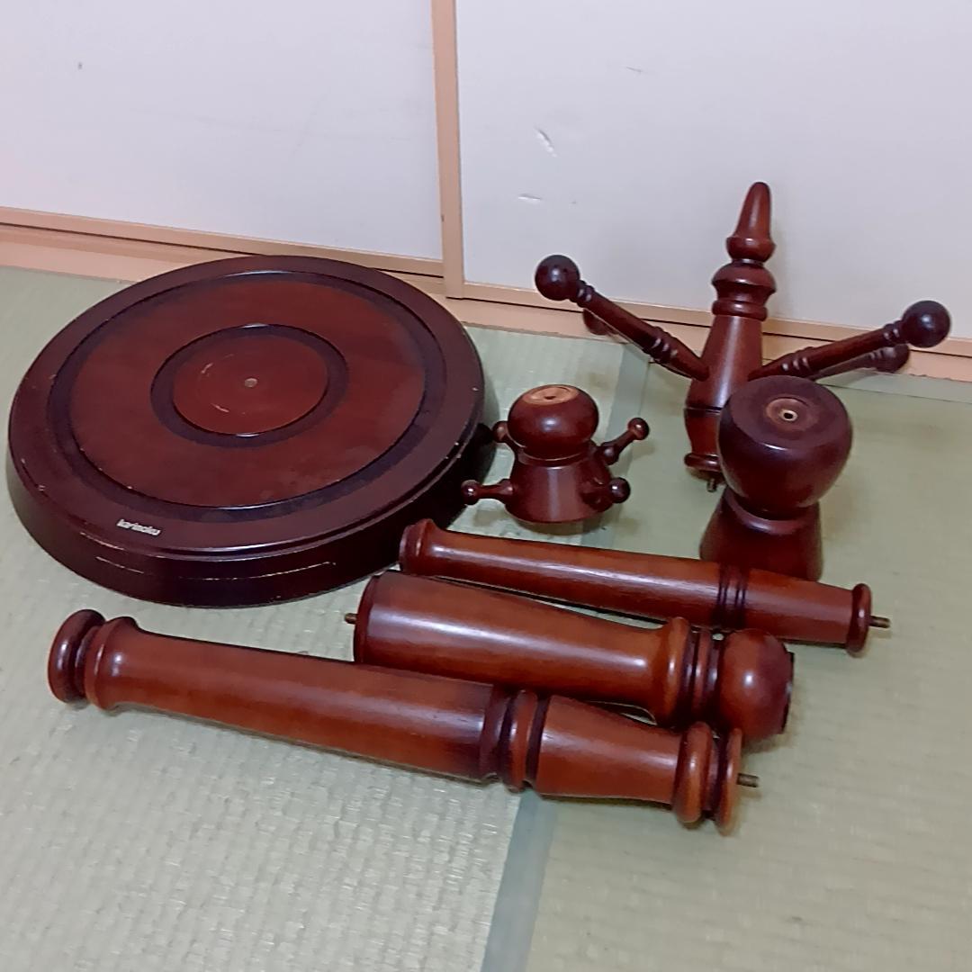 カリモク　木製　ポールハンガー　コートハンガー　ヴィンテージ