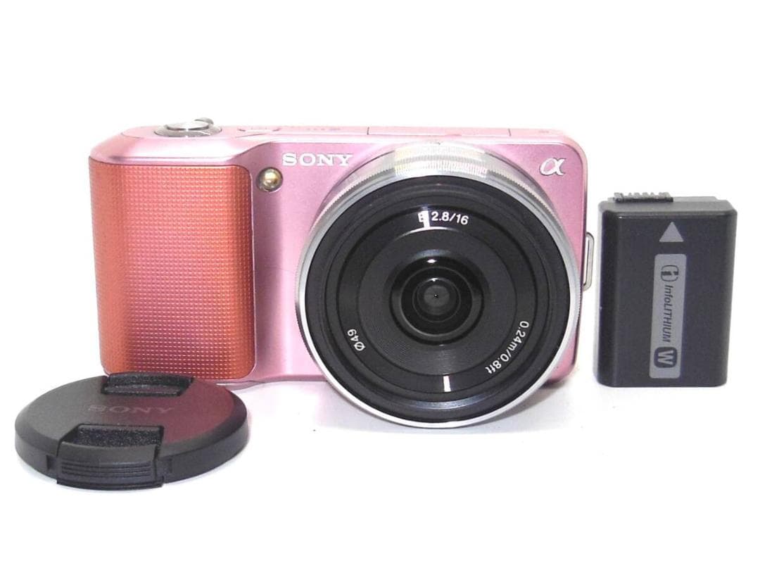 SONY NEX-3 ピンク E 16ｍｍ F2.8 SEL16F28