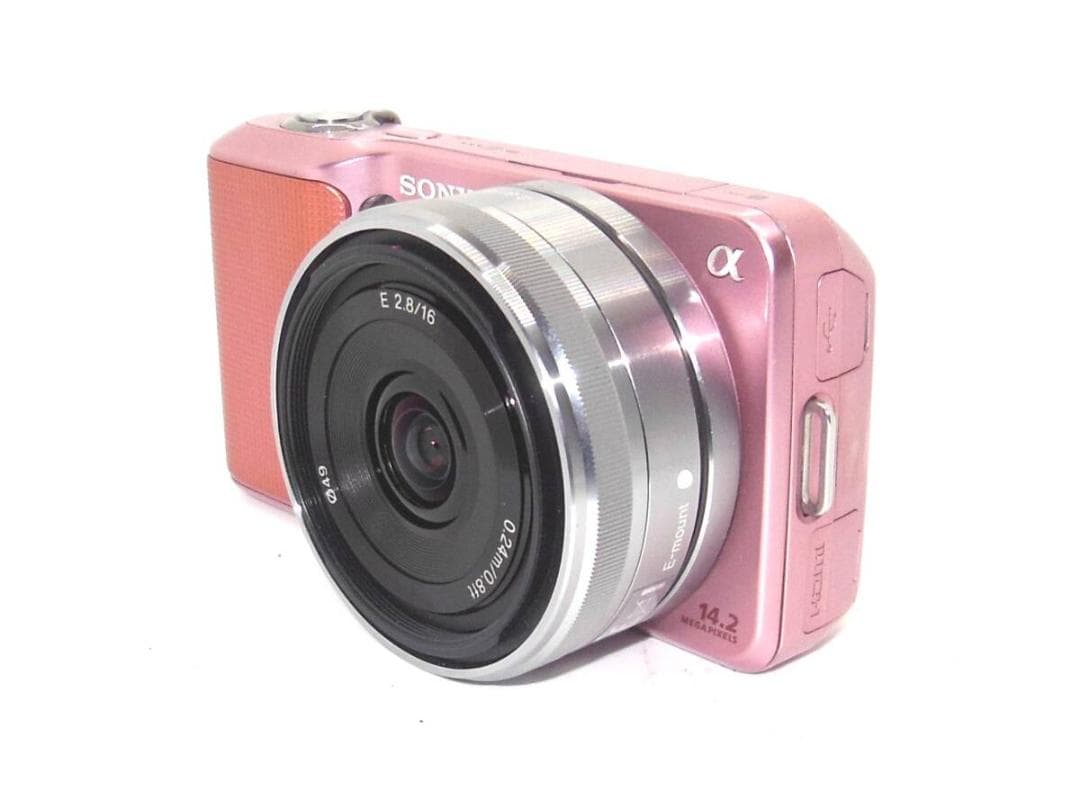 SONY NEX-3 ピンク E 16ｍｍ F2.8 SEL16F28